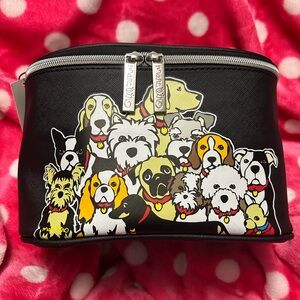 Marc Tetro Love My Dogs Print Cosmetic Bag